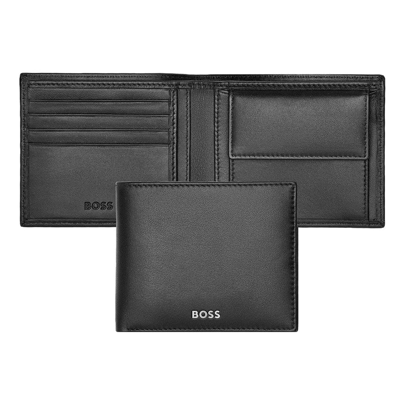 HUGO BOSS Portemonnaie, Classic Smooth, Black, Gesamtansicht, 1