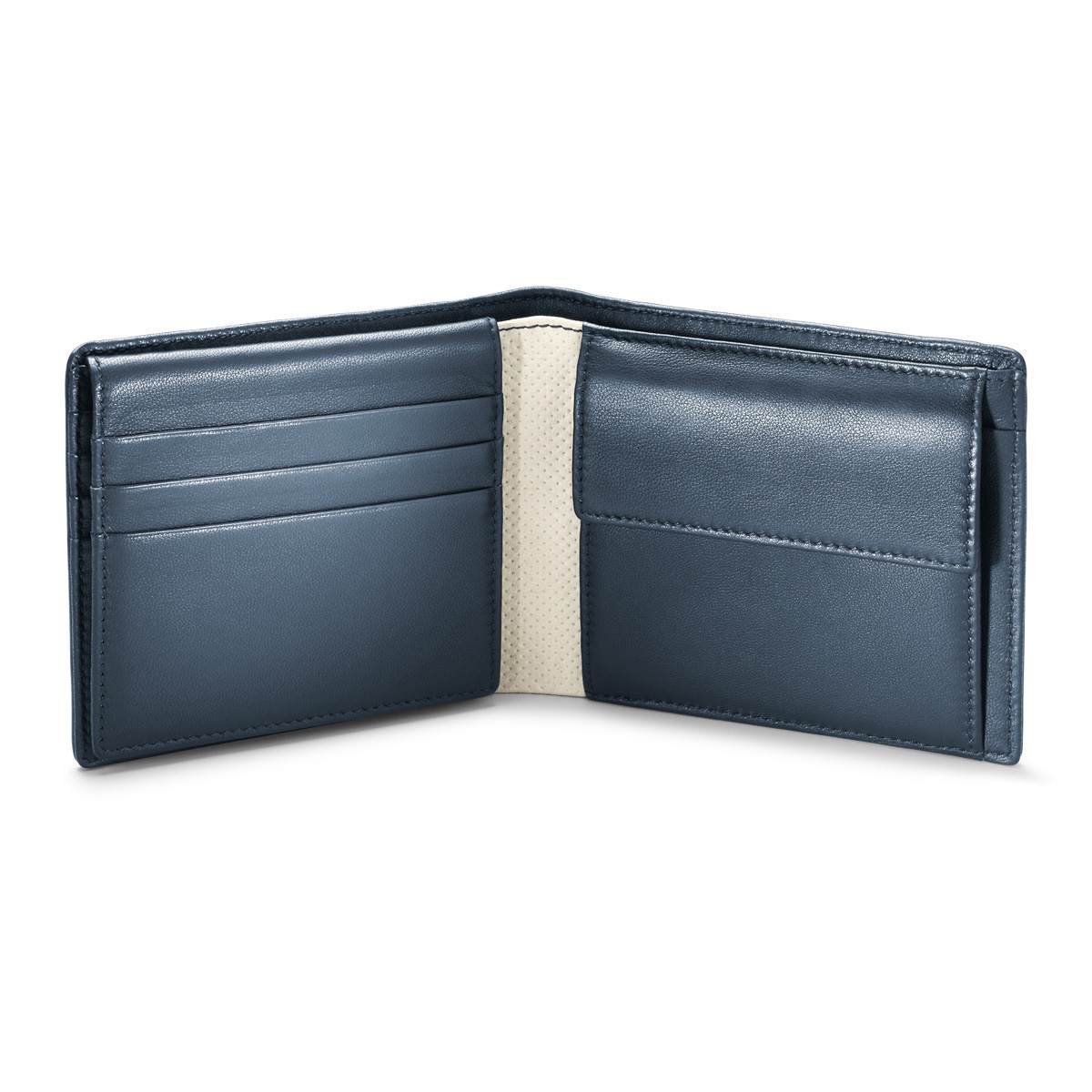 Maybach Geldbörse The Treasurer III mit Münzfach, Blue