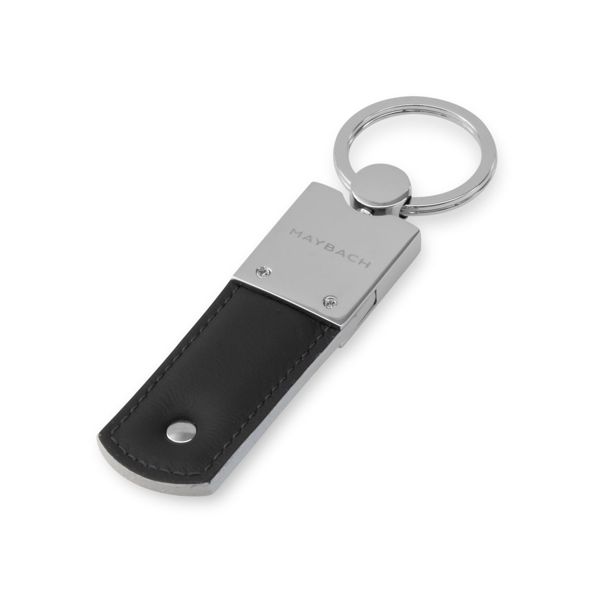 Maybach Schlüsselanhänger The Key Moment I Echtes Automobilleder, Porcellain-White