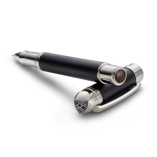 Maybach Rollerball Pen The Peak I Volcanic Black - Platinum, Volcanic Black