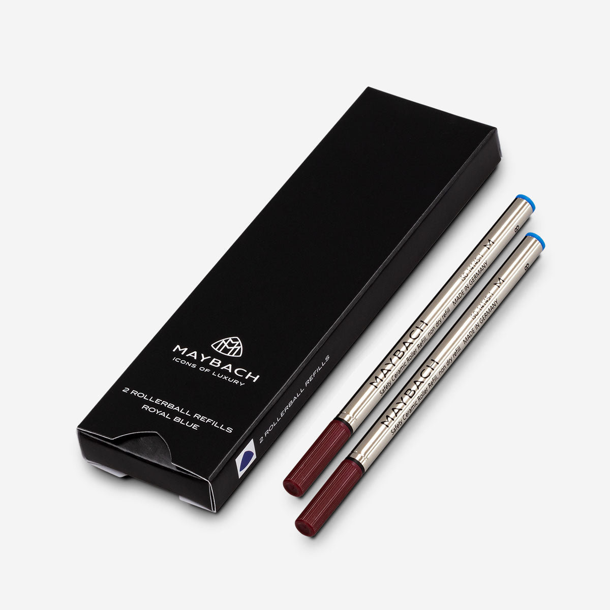 Maybach Tintenrollermine 2er Pack, Royal Blue