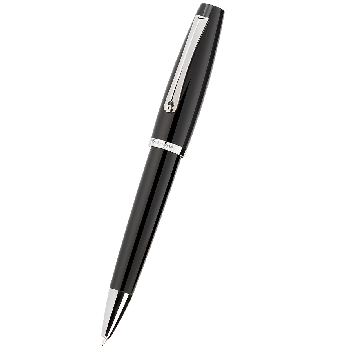 Montegrappa Manager Steel Ballpoint Pen, Black