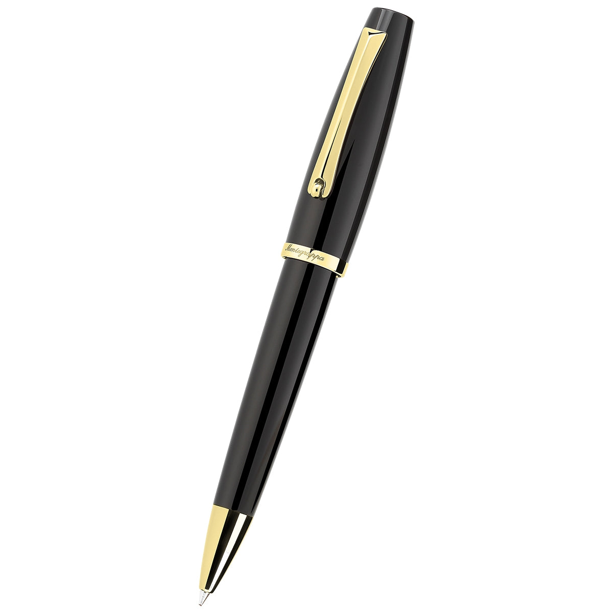 Montegrappa Ballpoint Pen Manager Yellow Gold, Black