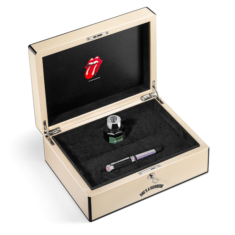 Montegrappa, Füller, Rolling Stones Legacy Sixty, 18Kt, She's a Rainbow - Verpackung, offen