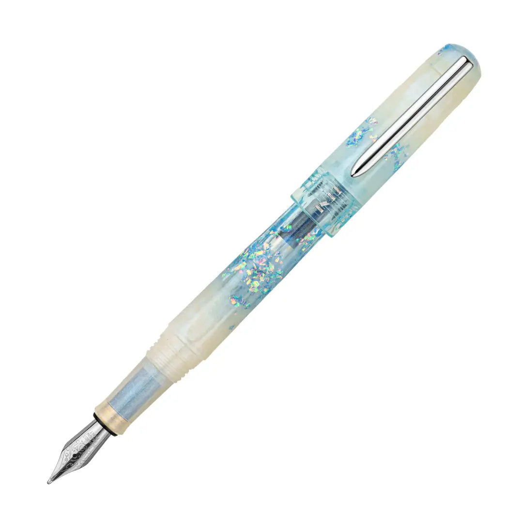 Stylo-plume BENU Talisman argenté, Moonstone