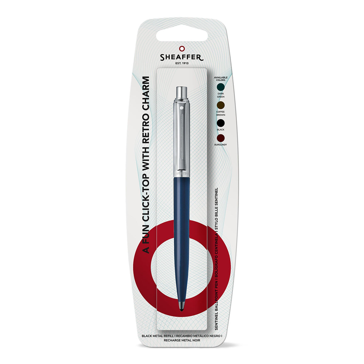 Sheaffer Kugelschreiber Sentinel Chrome, Blue