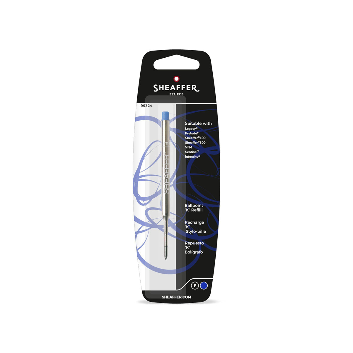 Sheaffer Ballpoint Refill Fine, Blue