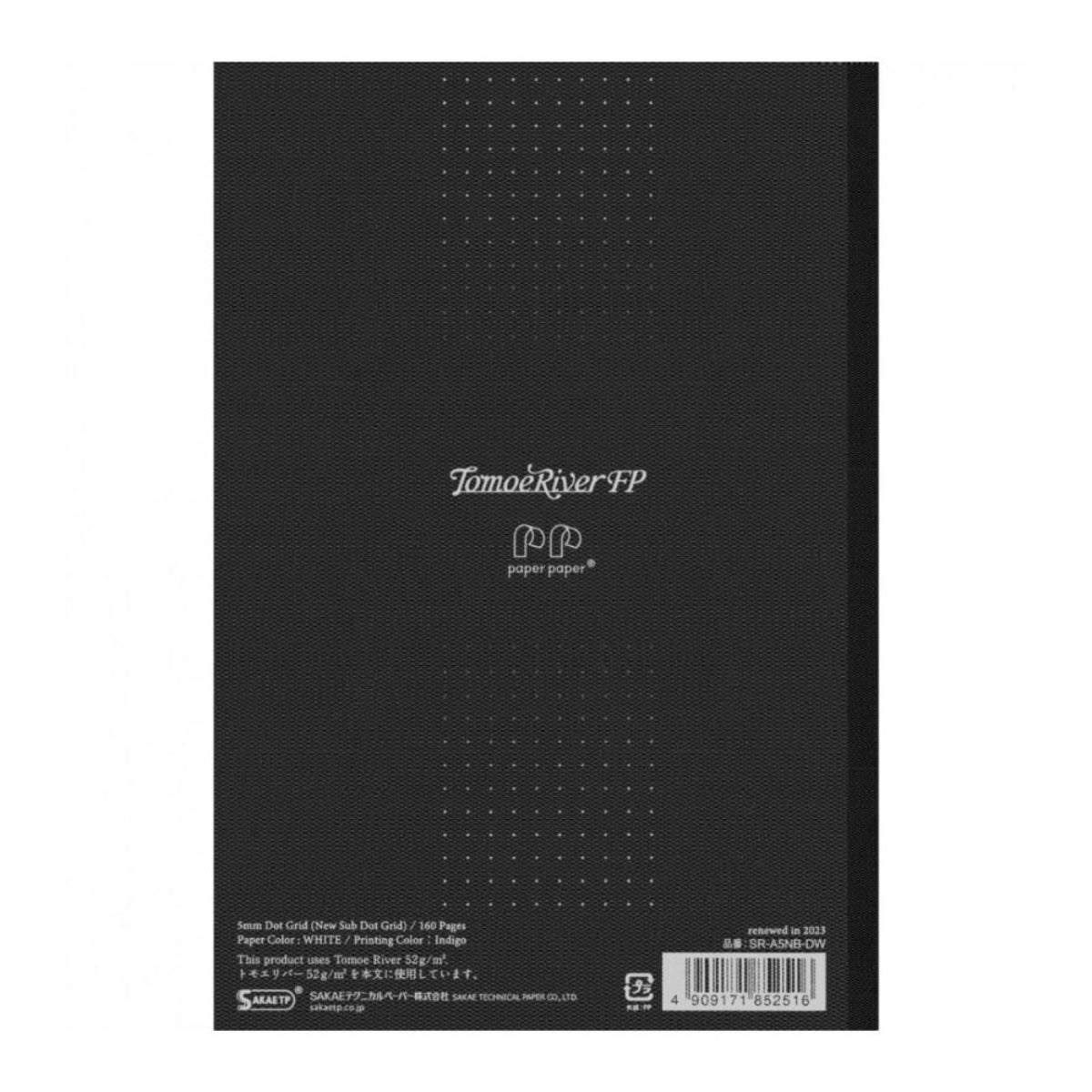 Tomoe River Notizbuch A5 Weiß – Gepunktet, 160 Seiten, 52 g/m²