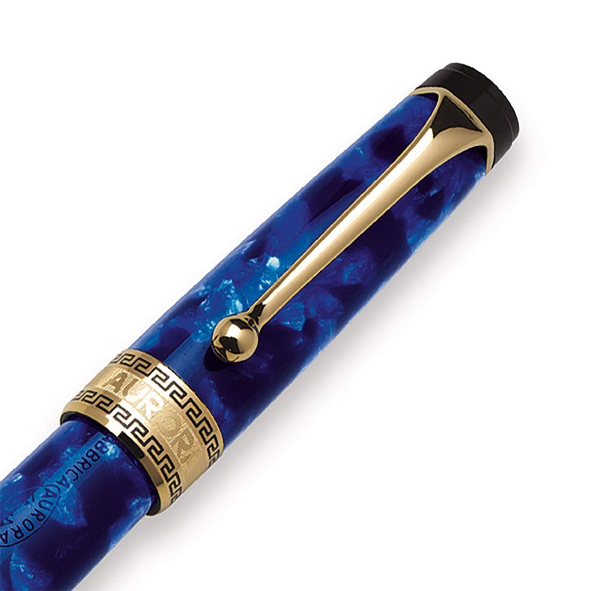 Aurora, Füller, Auroloide, Blau, 14 Karat Goldfeder, Gold plattiert-3