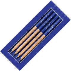 Caran d'Ache, Bleistift KLEIN BLUE®, 4er GRAPHITSTIFTE-SET, blau