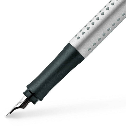Faber-Castell, Füller, Grip, 2011 Silber-2