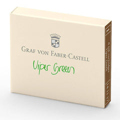 Graf von Faber-Castell, Tintenpatrone, 6x, Viper Green