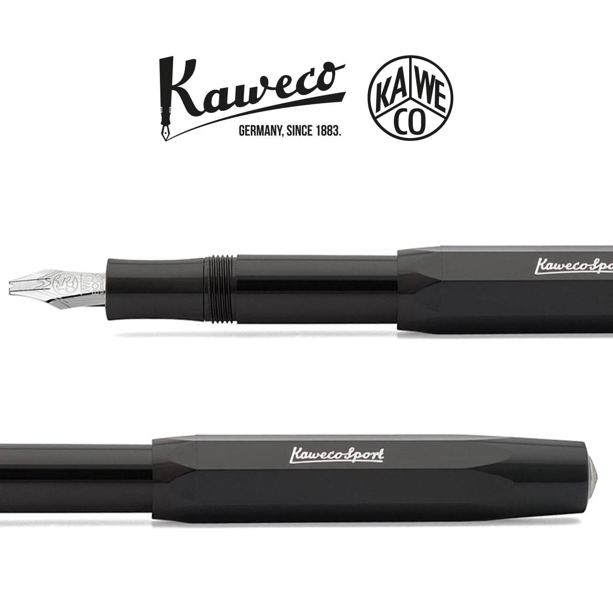 Kaweco, Kalligraphie, Kalligraphie-Set 4, Schwarz, Stifte in der Dose schwarz-5
