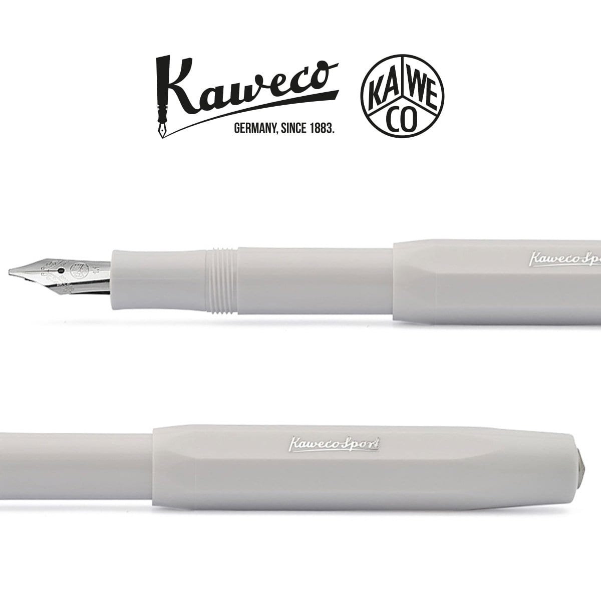 Kaweco, Kalligraphie, Kalligraphie-Set 'S', Weiß, Stifte in der Dose weiß-4