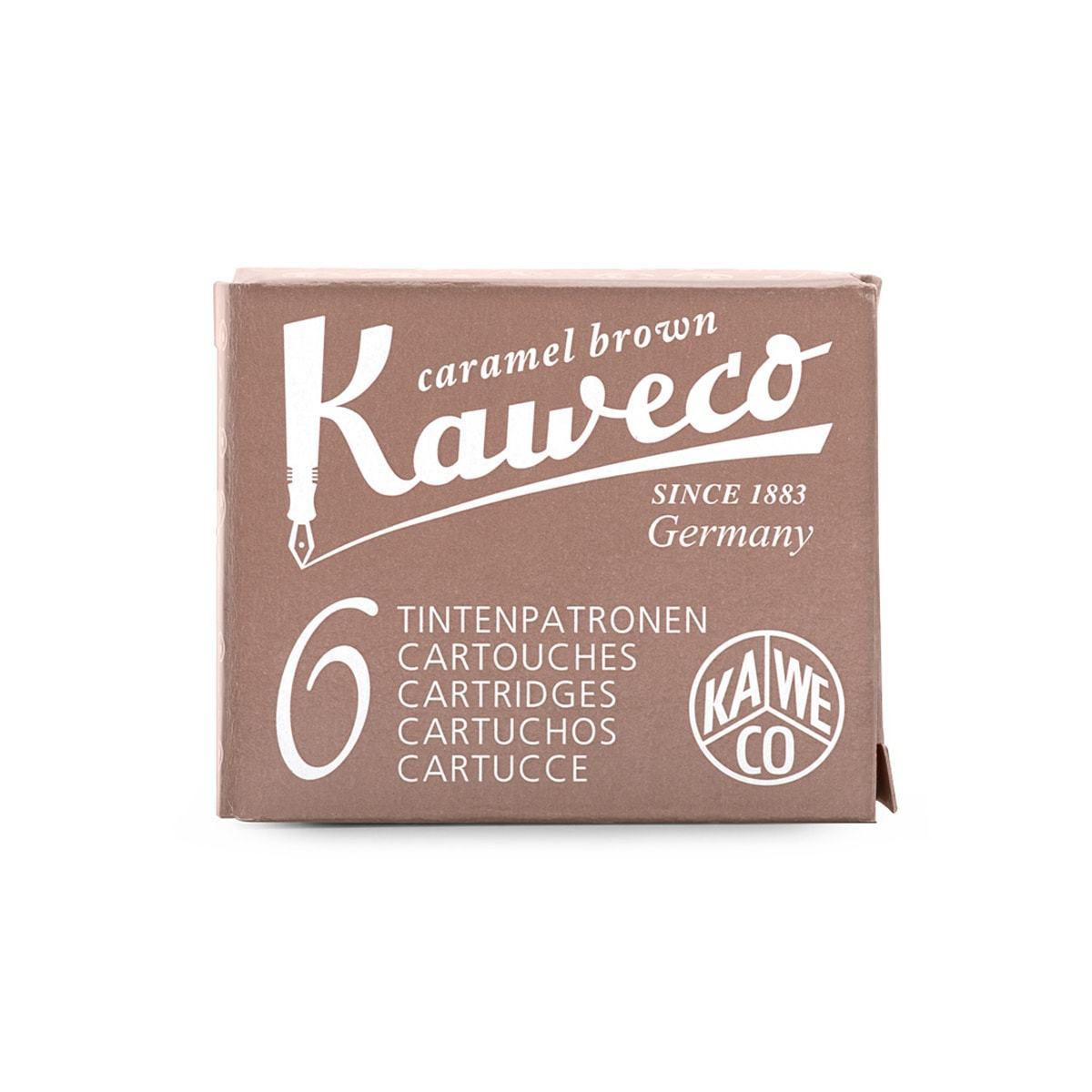 Kaweco, Tintenpatronen, Braun, 6 Stück-1