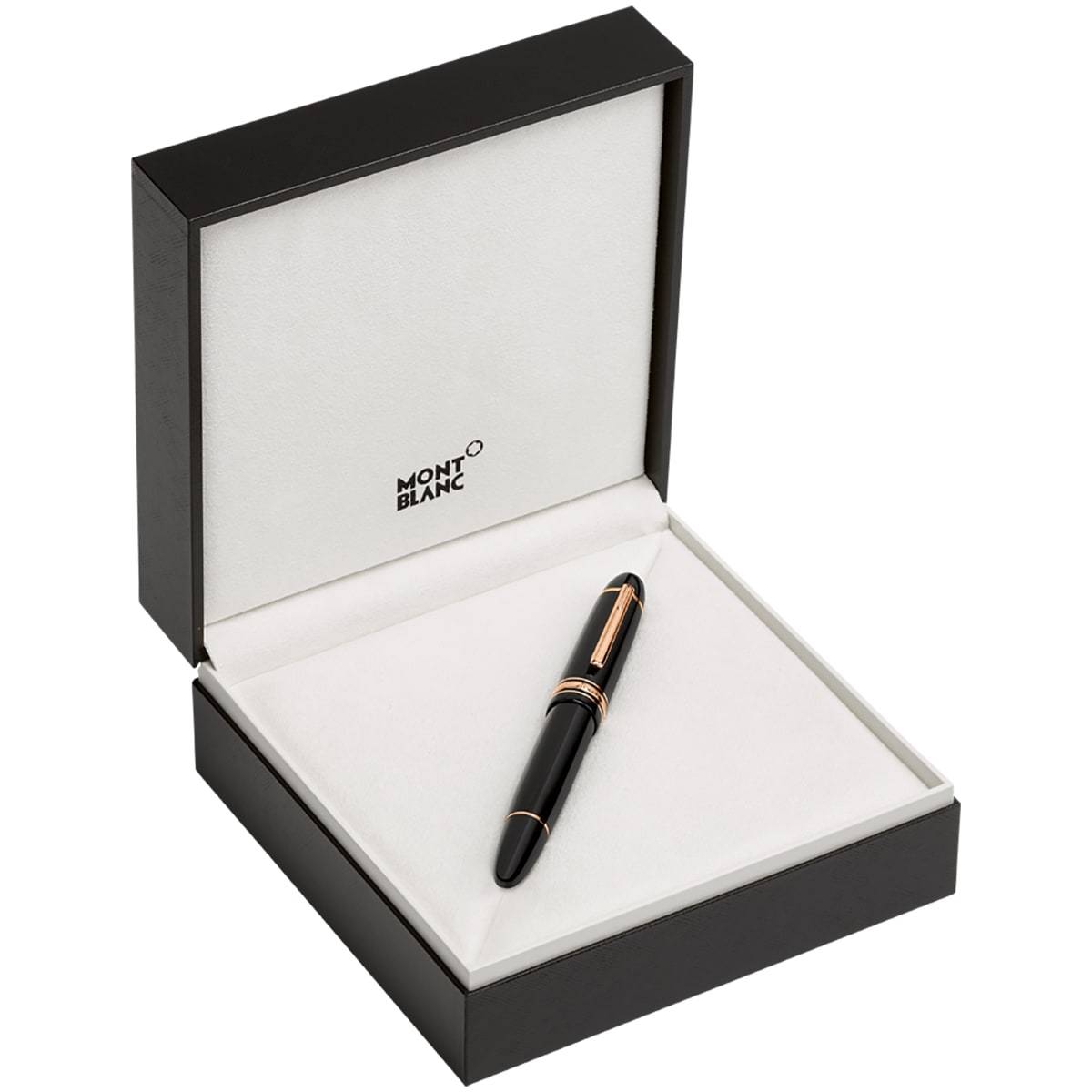 Montblanc, Füller Meisterstück 149 Rotgold plattiert, Schwarz-6