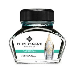 Diplomat, Tintenglas Octupus Ink, 30ml, Karibik Türkis
