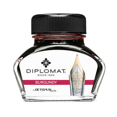 Diplomat, Tintenglas Octupus Ink, 30ml, Burgunder Rot