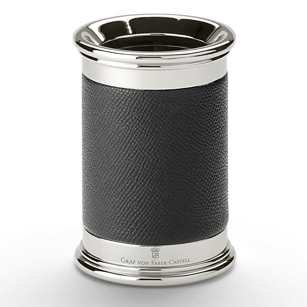 Graf von Faber-Castell, Stifteköcher, Lederummantelung, Schwarz-1
