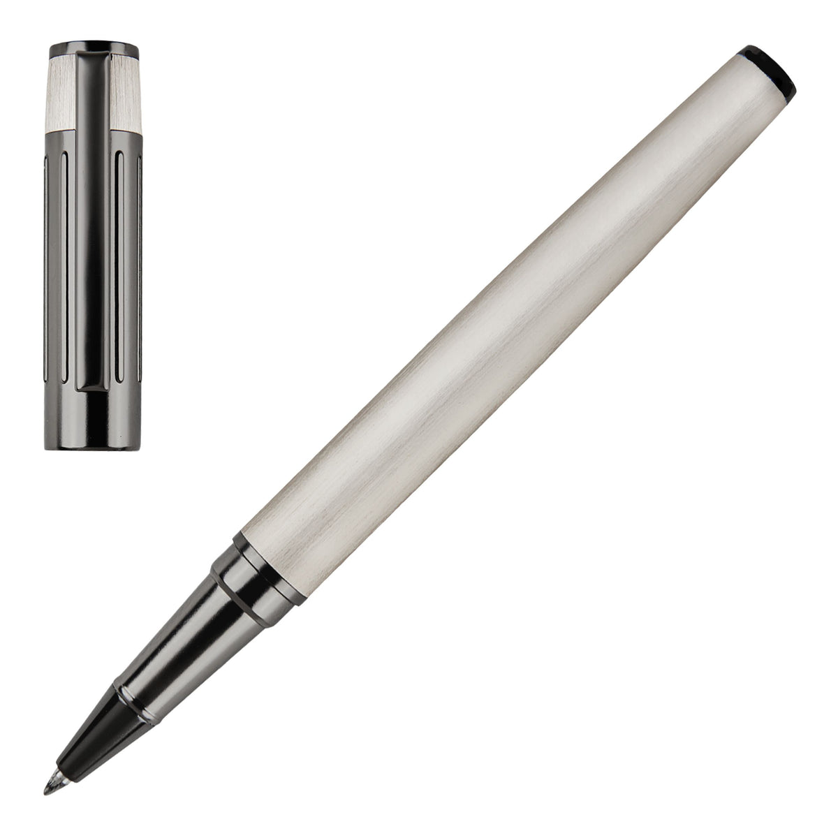 HUGO BOSS Tintenroller Gear Ribs chrom-11
