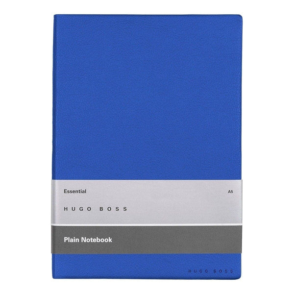 HUGO BOSS, Notizbuch Essential Storyline, A5 blanko weiss, blau-2