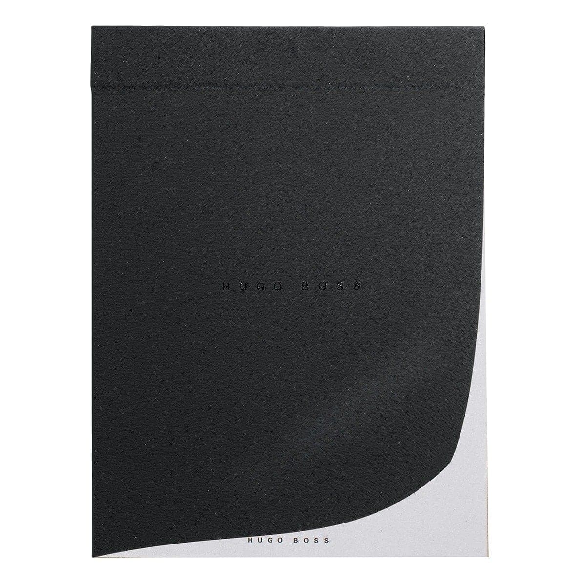 HUGO BOSS, Notizbuch, A7 blanko weiss, schwarz-5