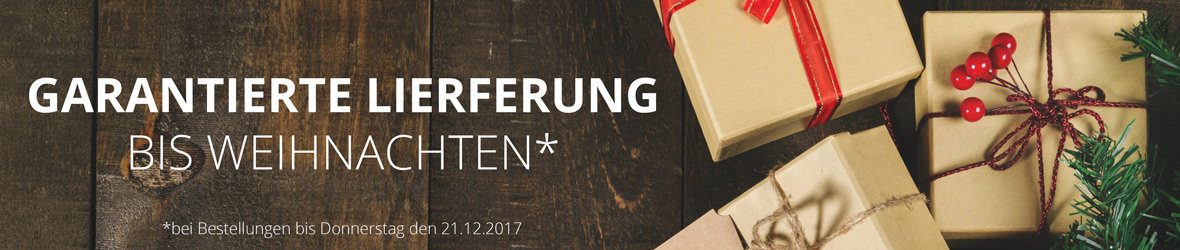Garantierte Lieferung bis Weihnachten
