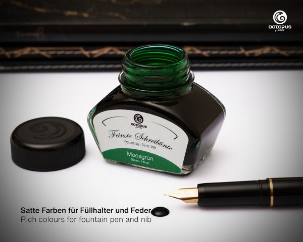 Octopus Fluids Encre Classic Vert Mousse avec convertisseur