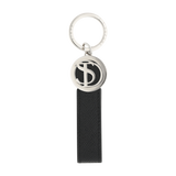 ST Dupont Accessories Schlüsselanhänger Iconic, Palladium, Schwarz