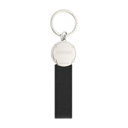 ST Dupont Accessories Keychain Iconic, Palladium, Black