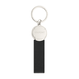 ST Dupont Accessories Schlüsselanhänger Iconic, Palladium, Schwarz