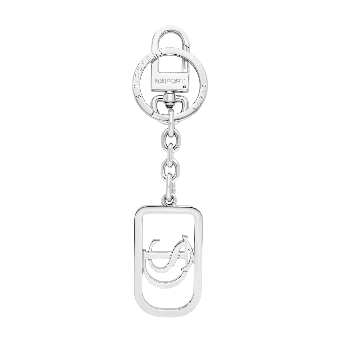 ST Dupont Accessories Schlüsselanhänger Iconic, Palladium, Silver