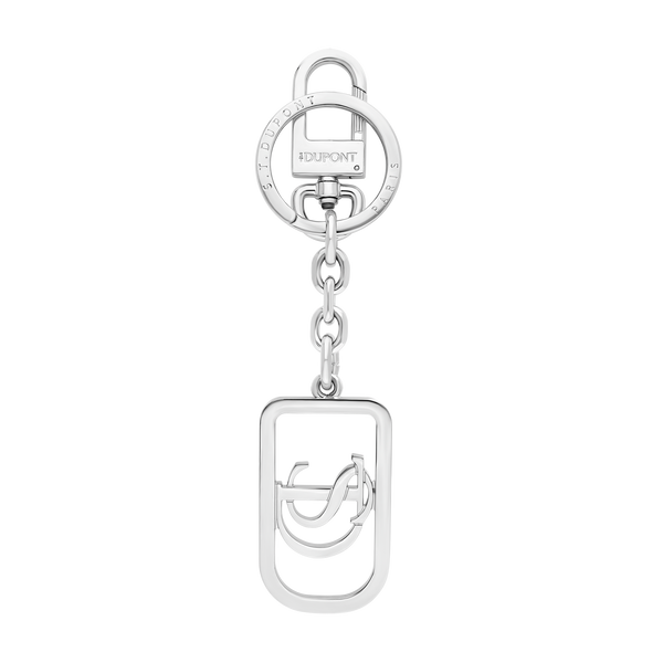 ST Dupont Accessories Schlüsselanhänger Iconic, Palladium, Silver