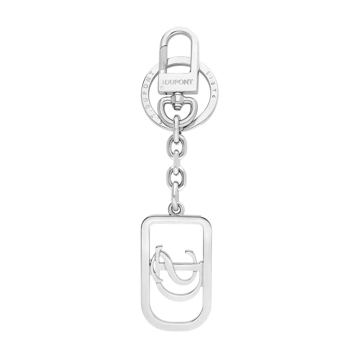 ST Dupont Accessories Schlüsselanhänger Iconic, Palladium, Silver