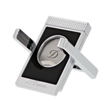 ST Dupont Accessories Zigarrenschneider Chrom, Ltd. Edt., Schwarz