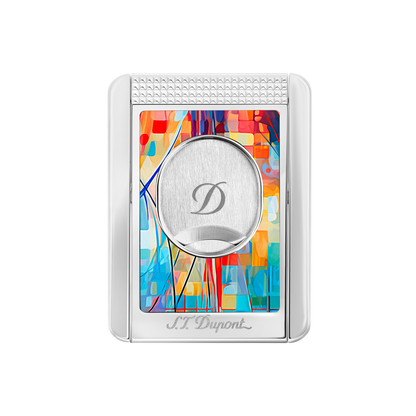 ST Dupont Cigar Accessories Zigarrenschneider Graffiti, Chrom, Ltd. Edt., Multicolor