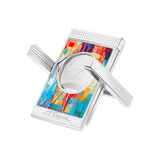 ST Dupont Cigar Accessories Zigarrenschneider Graffiti, Chrom, Ltd. Edt., Multicolor
