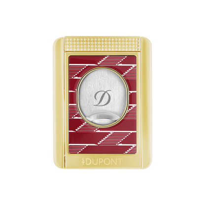 ST Dupont Lighter Cigar Cutter Monogram, Ltd. Edt., Burgundy