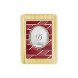 ST Dupont Feuerzeug Zigarrenschneider Monogram, Ltd. Edt., Burgundy