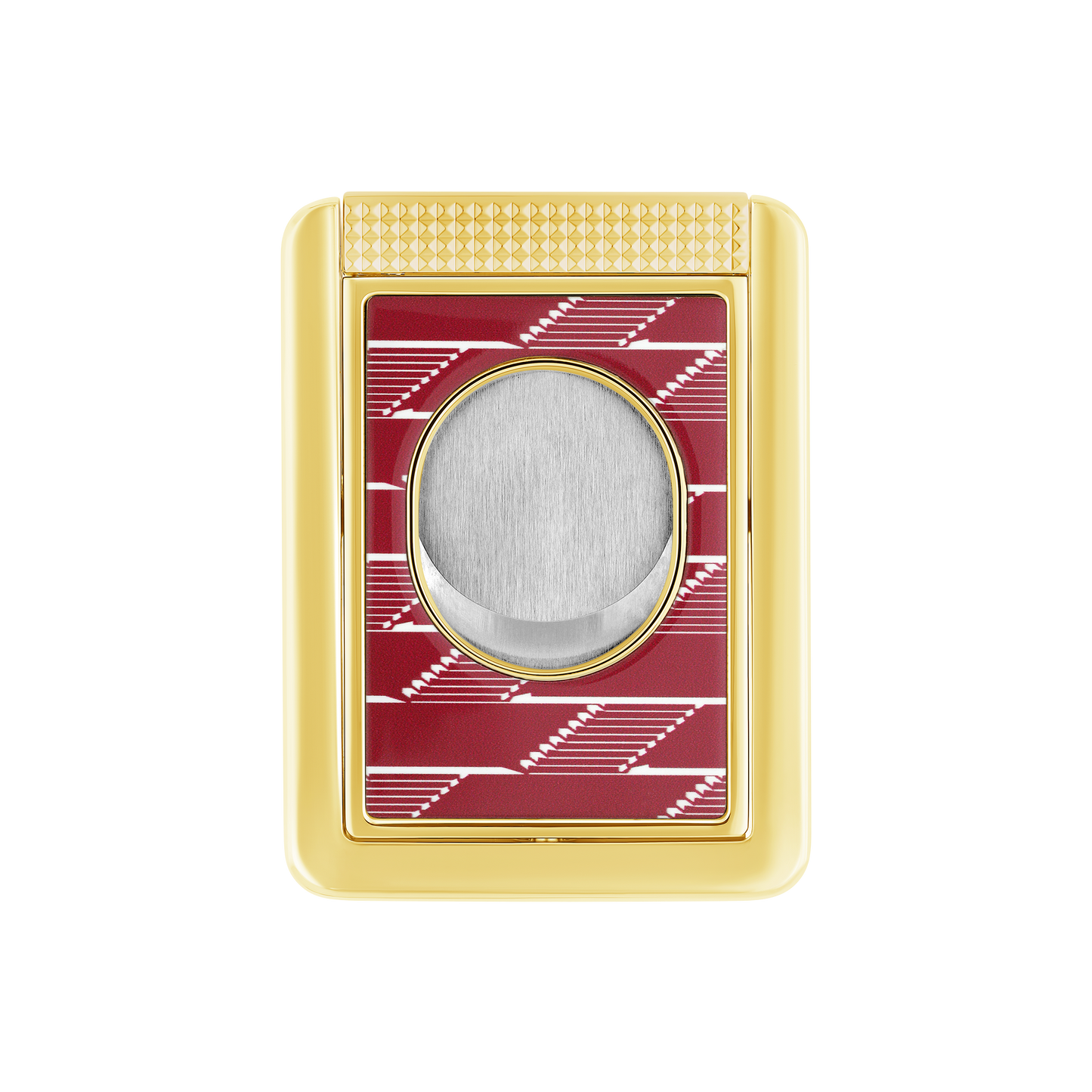 ST Dupont Lighter Cigar Cutter Monogram, Ltd. Edt., Burgundy