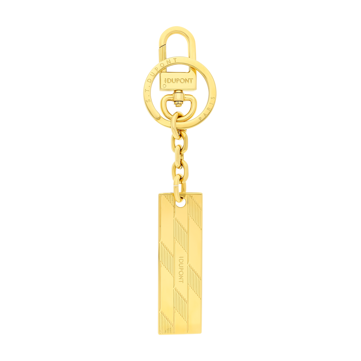 ST Dupont Accessories Keychain Monogram, Ltd. Edt., Golden