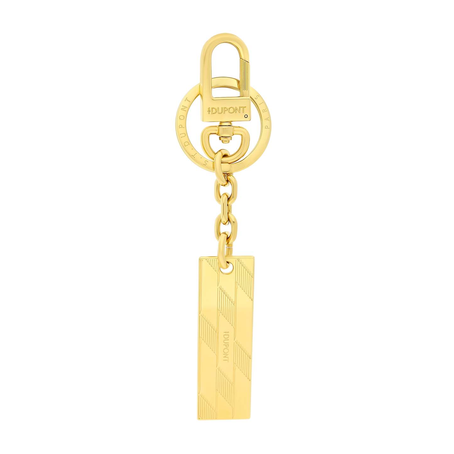 ST Dupont Accessories Keychain Monogram, Ltd. Edt., Golden