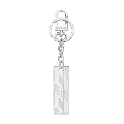 ST Dupont Accessories Keychain Monogram, Chrome, Ltd. Edt., Silver