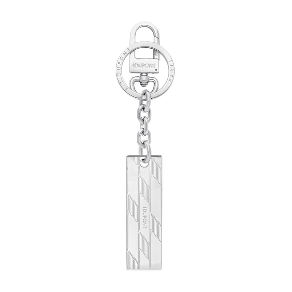 ST Dupont Accessories Schlüsselanhänger Monogram, Chrom, Ltd. Edt., Silver