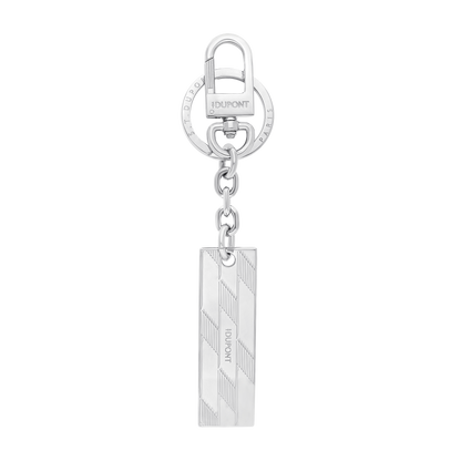 ST Dupont Accessories Keychain Monogram, Chrome, Ltd. Edt., Silver