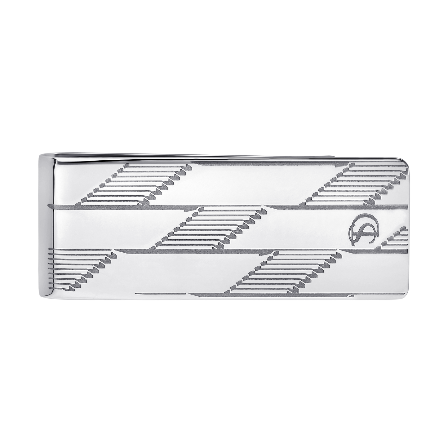 ST Dupont Accessories Money Clip Monogram, Ltd. Edt., Silver