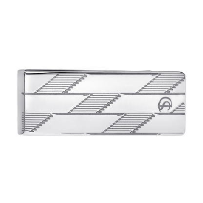 ST Dupont Accessories Money Clip Monogram, Ltd. Edt., Silver