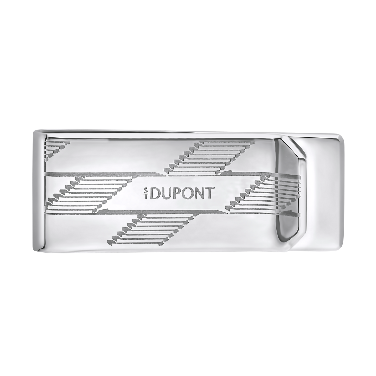 ST Dupont Accessories Money Clip Monogram, Ltd. Edt., Silver