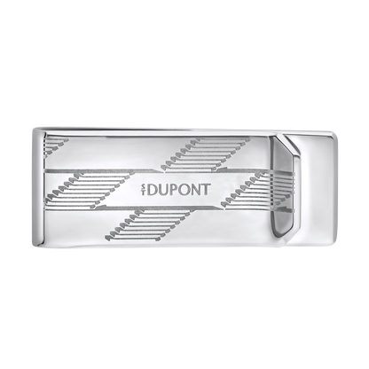 ST Dupont Accessories Money Clip Monogram, Ltd. Edt., Silver