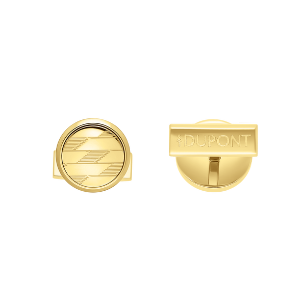 ST Dupont Accessories Manschettenknopf Monogram, Ltd. Edt., Golden